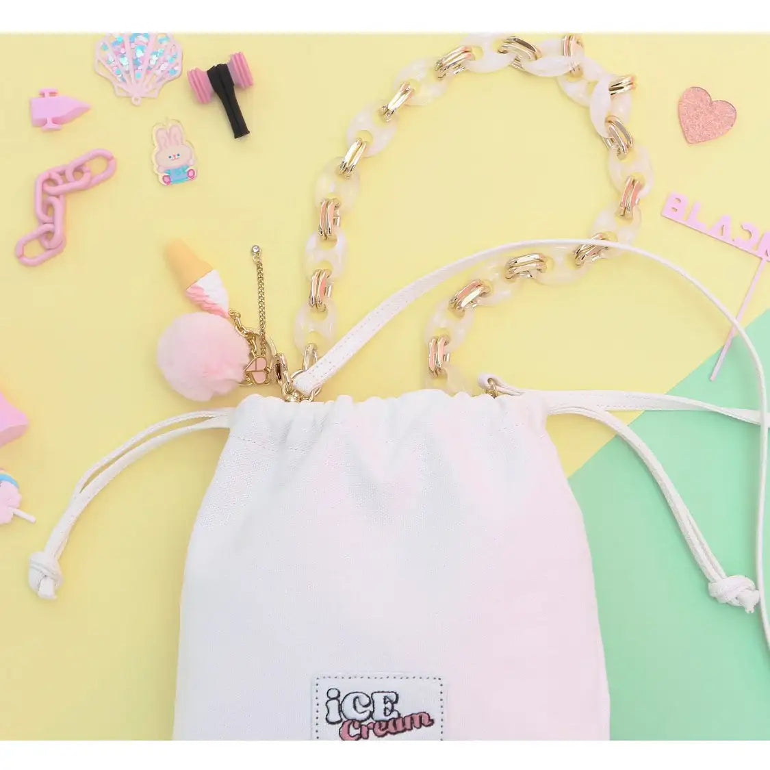 BlackPink - Ice Cream Bucket Bag - BlackPink - Accessories - Harumio