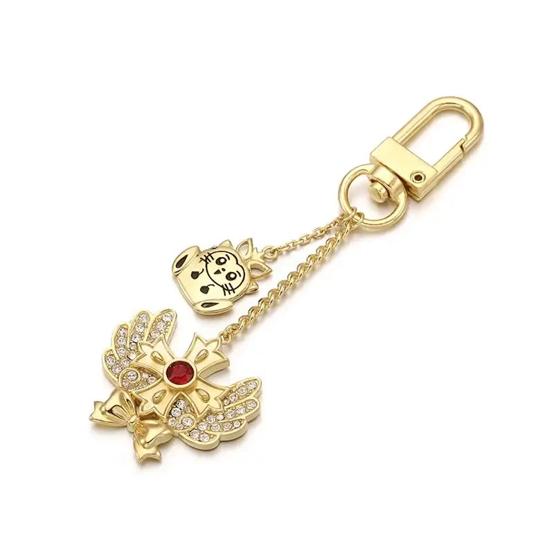 Saint Tail x Clue - Ruby Ribbon Key Ring - CLUE - Accessories - Harumio