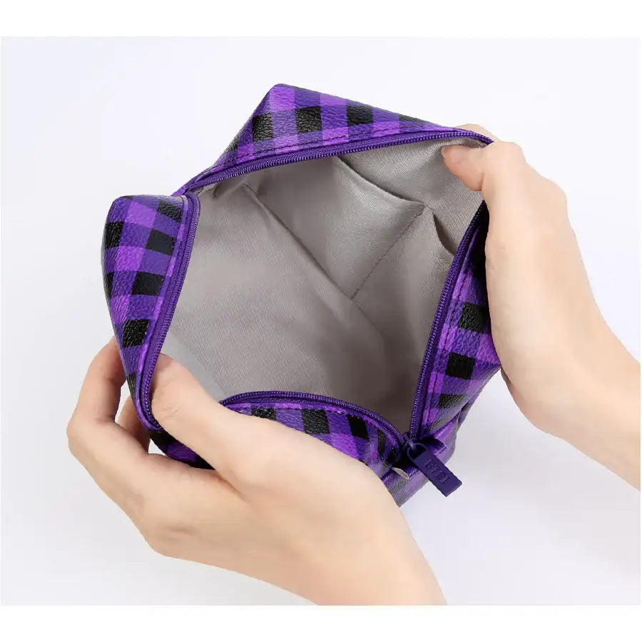 BT21 x Monopoly - Checkered Large Pouch - Monopoly - Accessories - Harumio