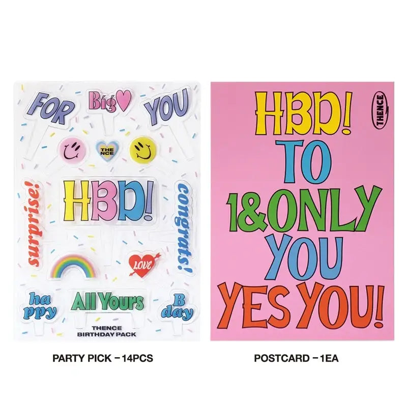 THENCE - Birthday Pack Ver.1 - THENCE - Accessories, Stationery - Harumio