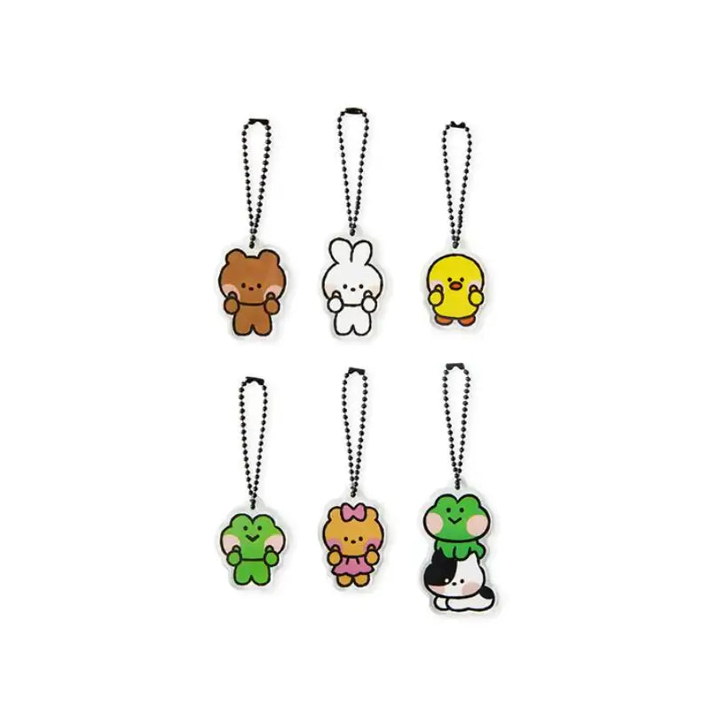 Line Friends - Minini Acrylic Keyring - Random - Line Friends - Keyring - Harumio