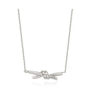 OST - Unique Twisted Round Silver Necklace - OST - Jewelry - Harumio