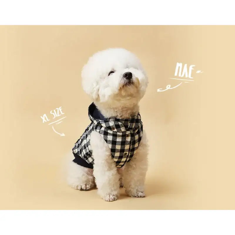 ITSDOG - Pet Reversible Checked Padded Vest - ITSDOG - Pet Clothes - Harumio