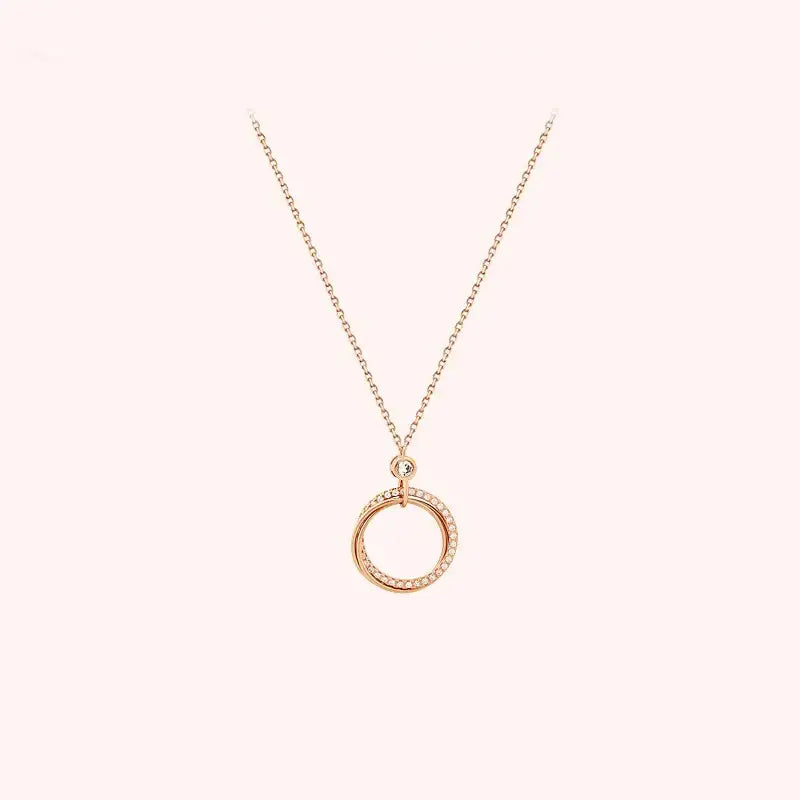 CLUE - Romantic Round Silver Necklace - CLUE - Jewelry - Harumio