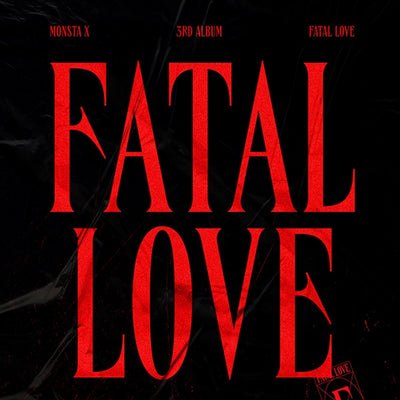 MONSTA X - FATAL LOVE (Regular 3rd Album) KiT