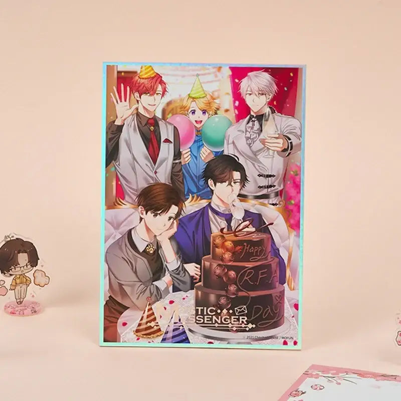 Mystic Messenger x MOFUN - Illustration Colored Paper Happy RFA Day - MOFUN - Accessories - Harumio