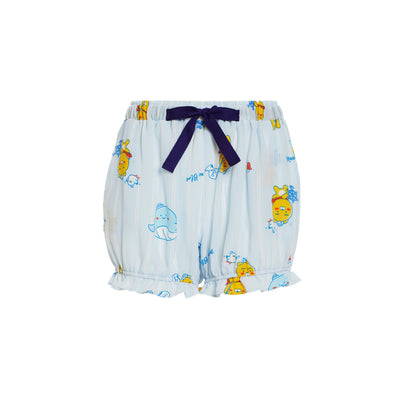 Kakao Friends - Marine Ryan Women Sleeveless Puffy Pajamas Set