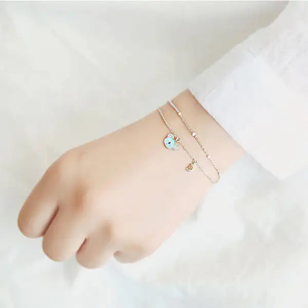 BT21 x OST - Silver Bracelet Ver. 2 - Koya - BT21 - Bracelets - Harumio