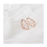 CLUE - Alli Wave Oval Cubic Silver Earring - CLUE - Jewelry - Harumio