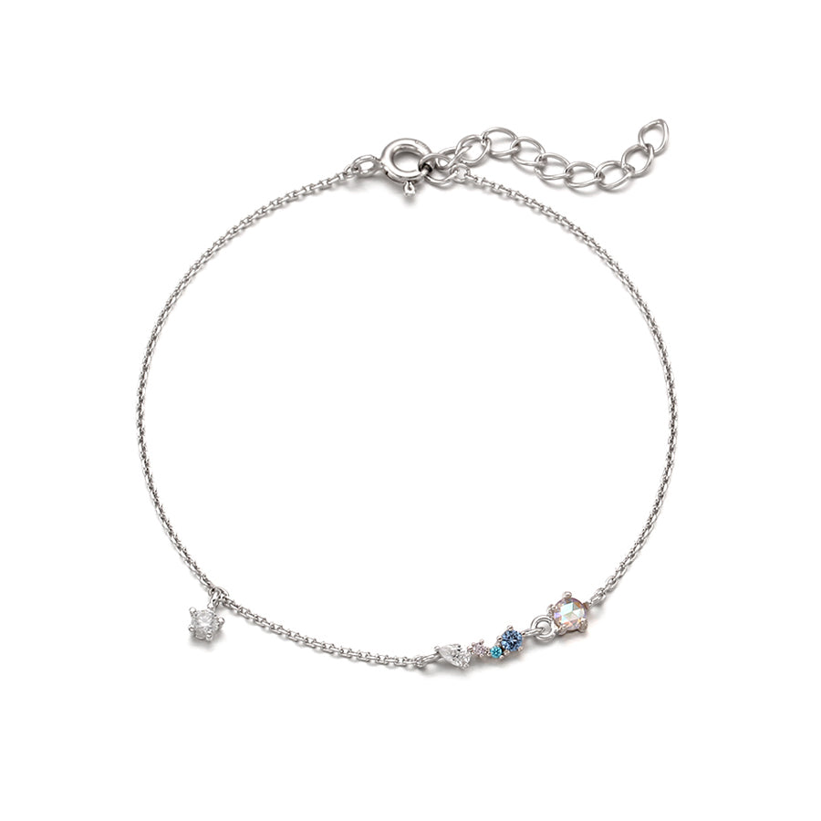 CLUE - Blue Wing Silver Bracelet