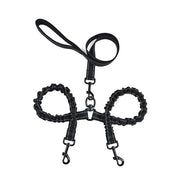 Yog!ssw - Dog Two-Pronged Multi-Lead Cord - Jungle Monster - Pet - Harumio