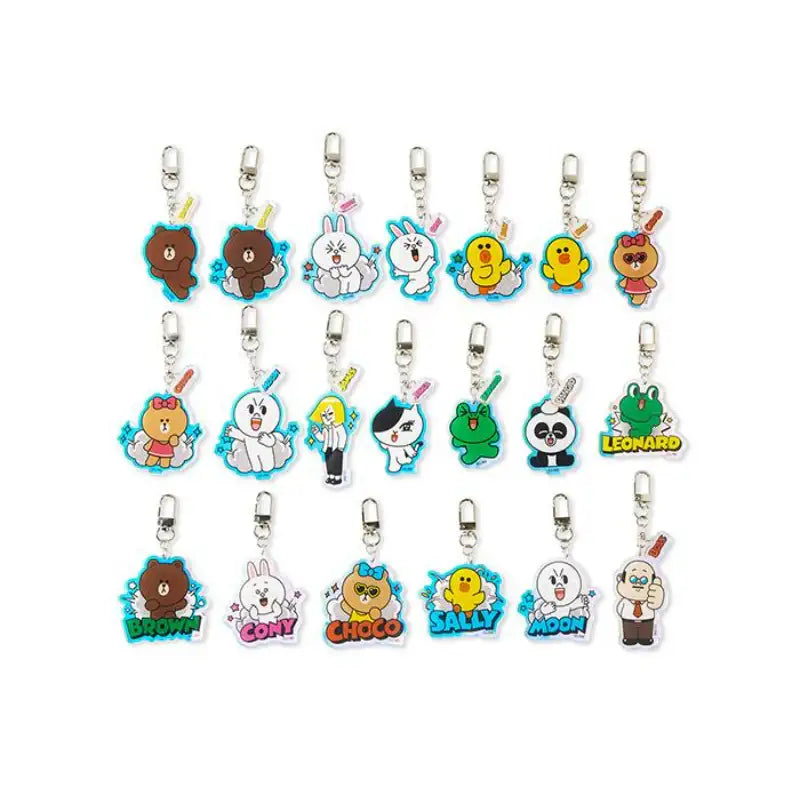 Line Friends - Keyring With Sweet Jelly - Random - Line Friends - Keyrings - Harumio