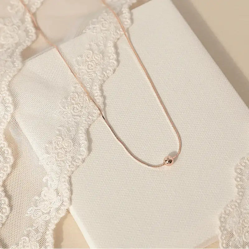 CLUE - Alli Mini Ball Point Layered Silver Necklace - CLUE - Jewelry - Harumio