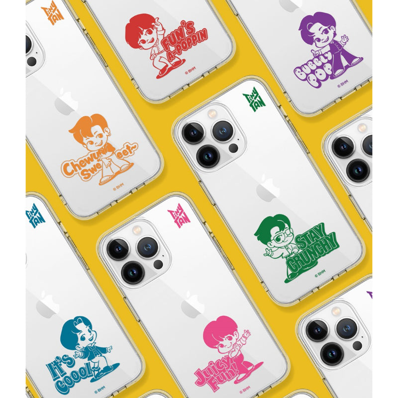 BTS - TinyTAN TinyMART Transparent Jelly Phone Case - RM