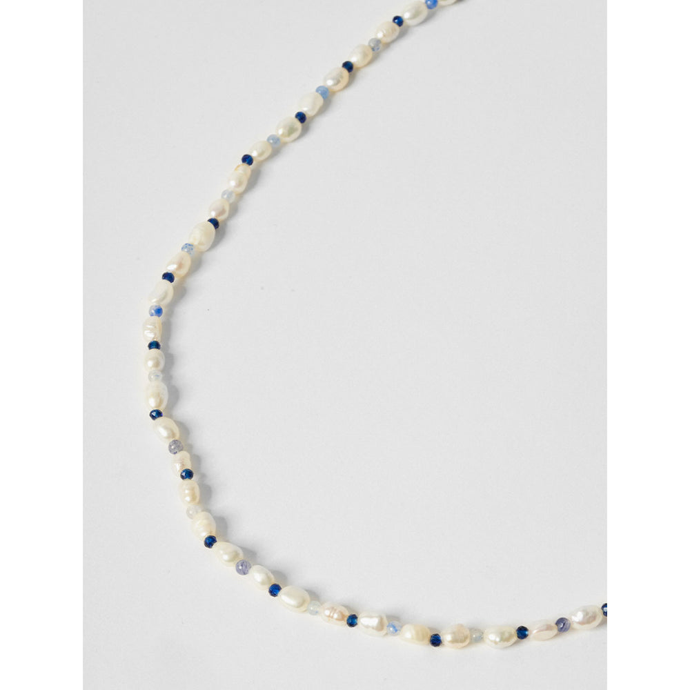 OST - POPTS Collection Pearl Earth Blue Mix Necklace