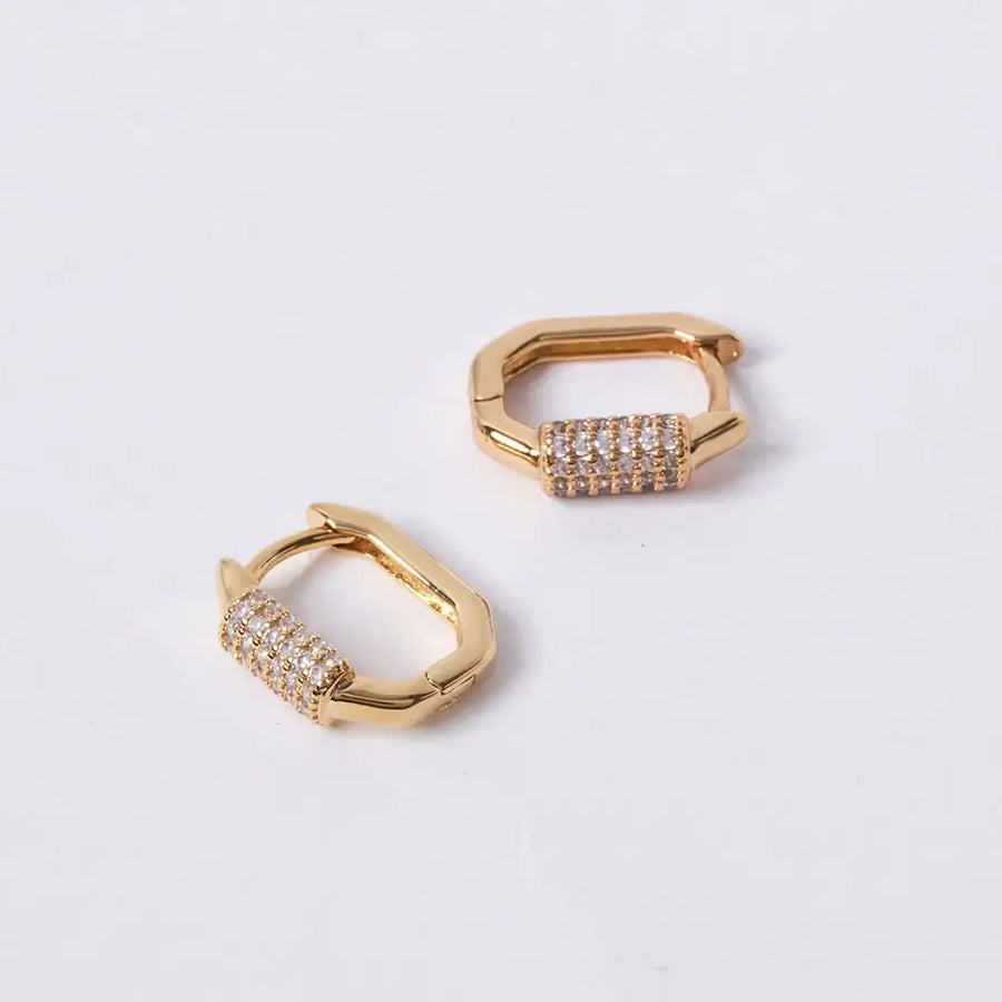 OST - POPTS Collection Basic Octagonal One-Touch Earrings - OST - Jewelry - Harumio