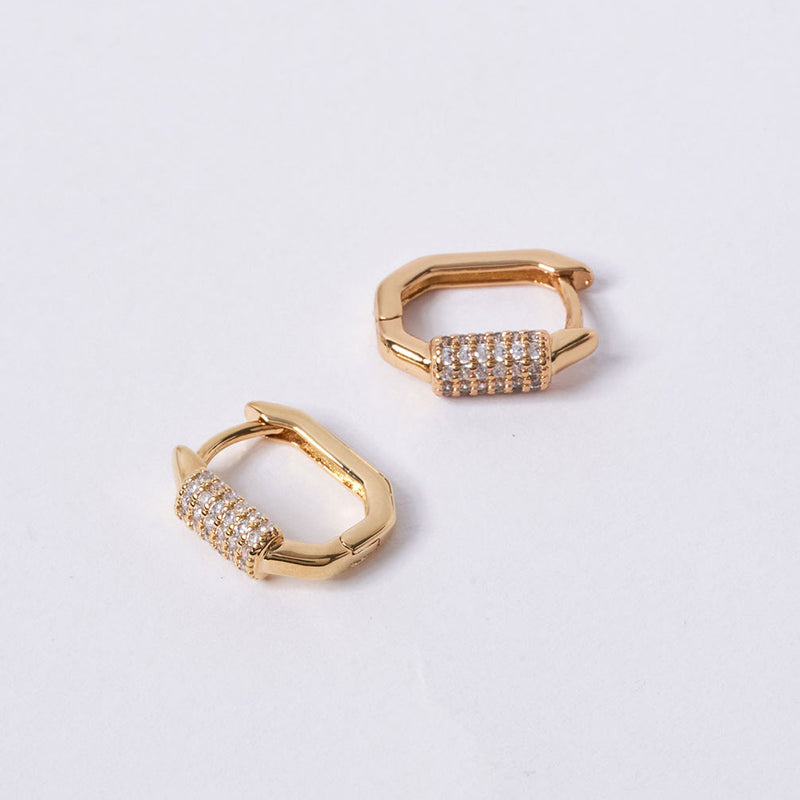 OST - POPTS Collection Basic Octagonal One-Touch Earrings
