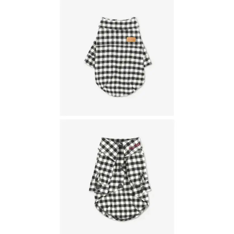 ITSDOG - Pet Gingham Checked Shirt - ITSDOG - Pet Clothes - Harumio