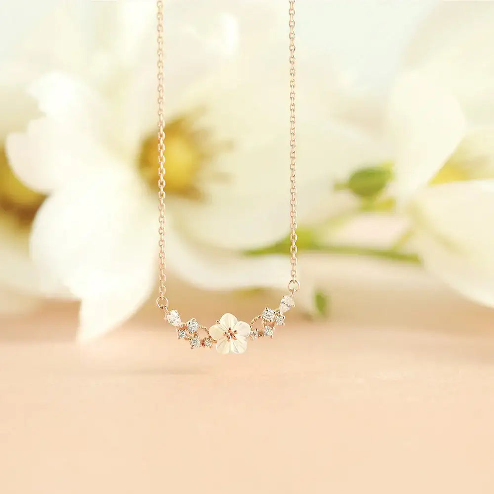 OST - Plum Flower Necklace - OST - Jewelry - Harumio