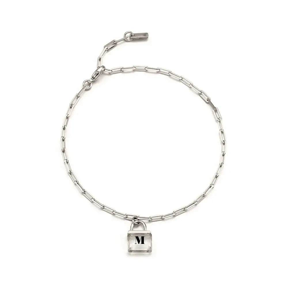 OST - Transparent Alphabet Rock Bracelet - OST - Jewelry - Harumio