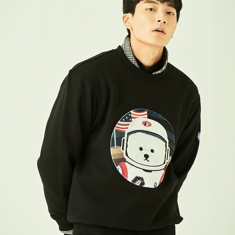 Beyond Closet - 2020 Winter Apollo Collection Classic Logo Patch Sweatshirts