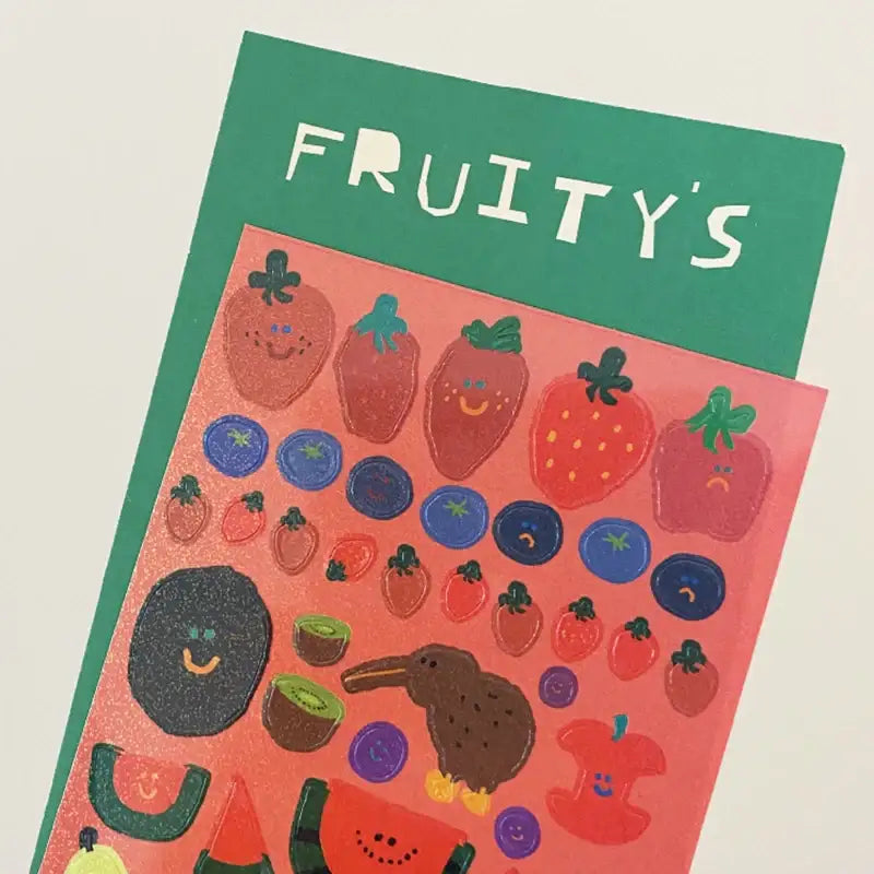 Dinotaeng - Fruity's Glitter Sticker - Dinotaeng - Sticker - Harumio