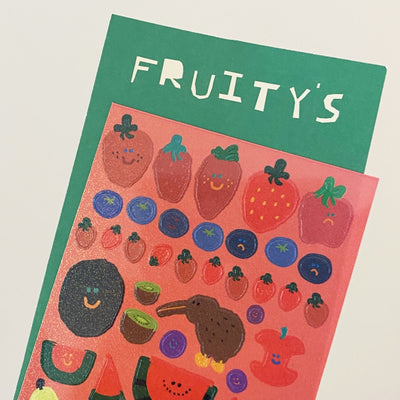 Dinotaeng - Fruity's Glitter Sticker