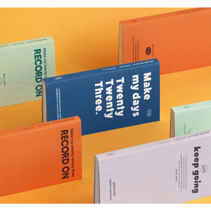 ICONIC - 2023 Record-On Monthly Slim Diary