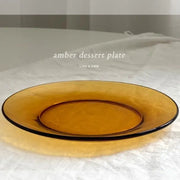 Like A Cafe - Amber Dessert Plate - Like A Cafe - Plates - Harumio