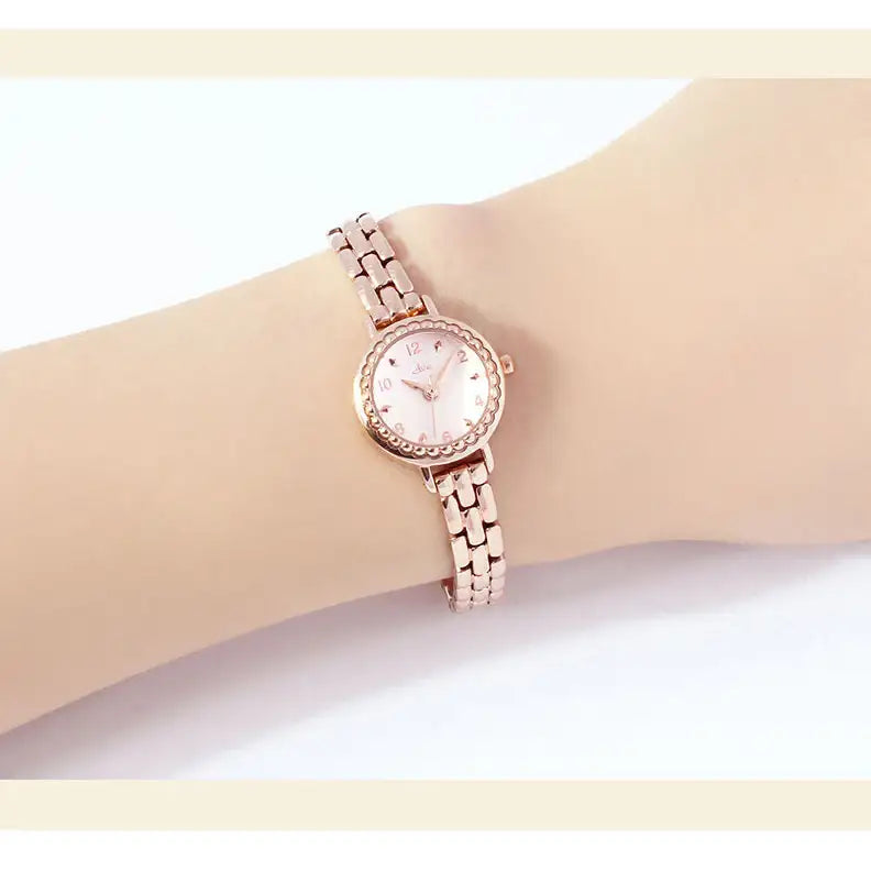 OST Slender Petite Laurel Line Rose Gold Metal Watch Harumio