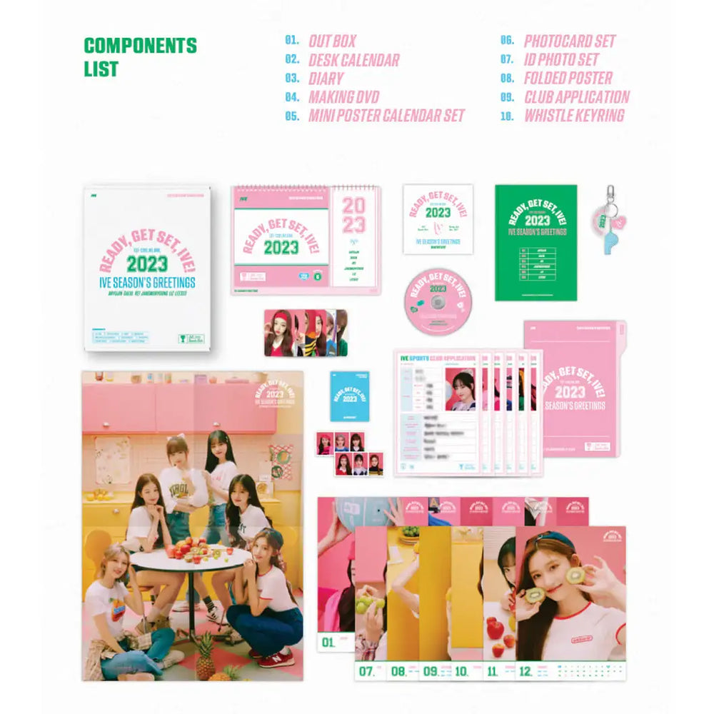 IVE - 2023 Season's Greetings (READY, GET SET, IVE!) - IVE - Season's Greetings - Harumio
