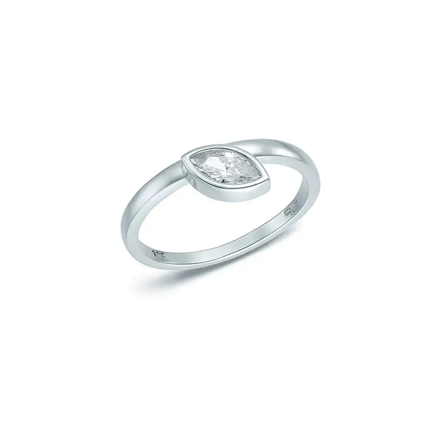 OST - EarthQ Marquis Silver Ring - OST - Jewelry - Harumio