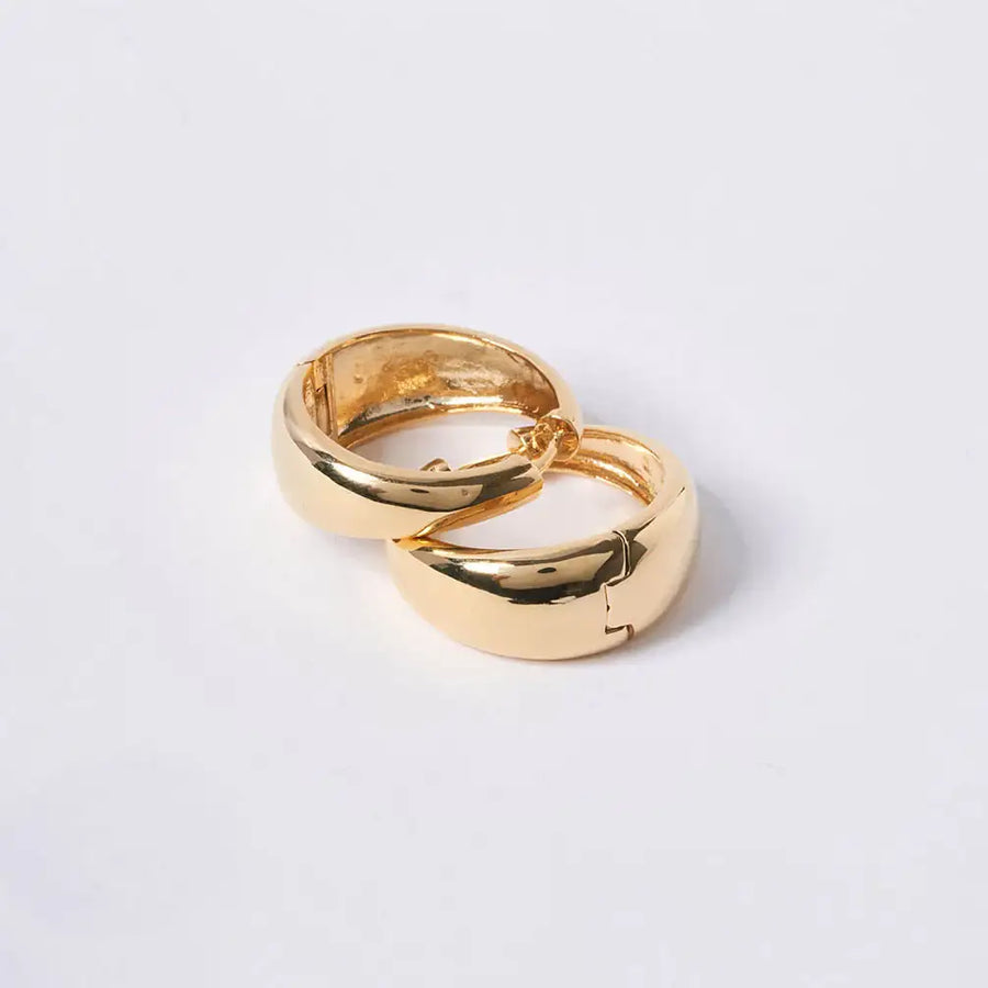 OST - POPTS Collection Chunky Basic Round One Touch Earrings - OST - Jewelry - Harumio