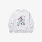 ULKIN X iKON DK - Spray Smile Statue Sweatshirt - iKON - Sweatshirt - Harumio