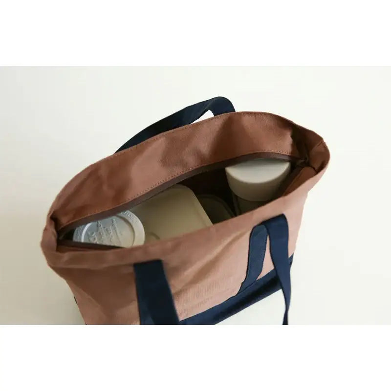 Dailylike x 10x10 - Two-Tone Almond Mini Tote Bag - Dailylike x 10x10 - Bags - Harumio