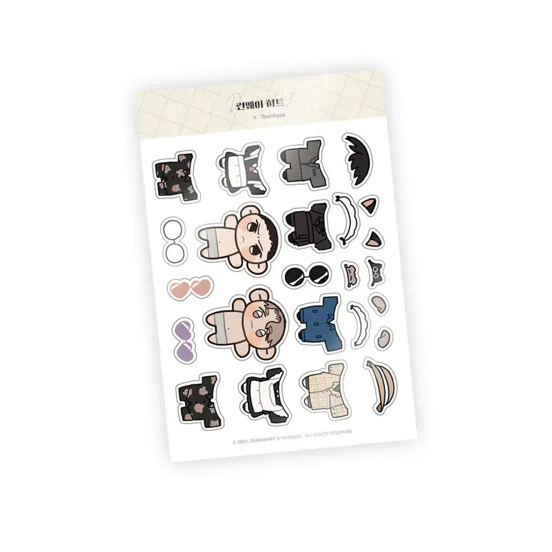 Runway Hit - Dress Up Sticker - Toon!que - Accessories - Harumio
