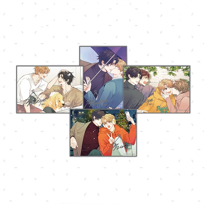 Unintentional Love Story x MOFUN - Illustration Colored Paper Set Of 4