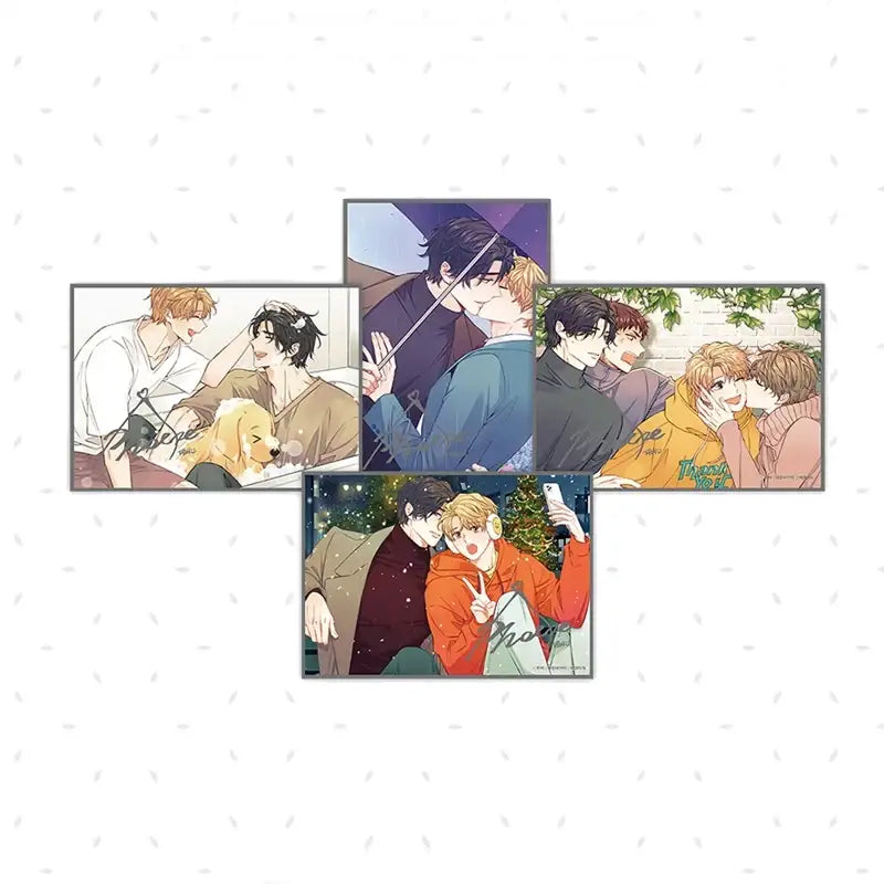 Unintentional Love Story x MOFUN - Illustration Colored Paper Set Of 4 - MOFUN - Home & Living - Harumio
