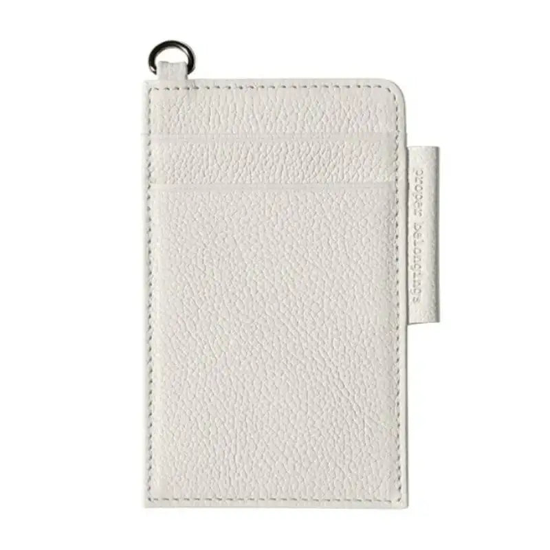 proper belongings - D Ring Flat Card Holder - proper belongings - Card Holder - Harumio