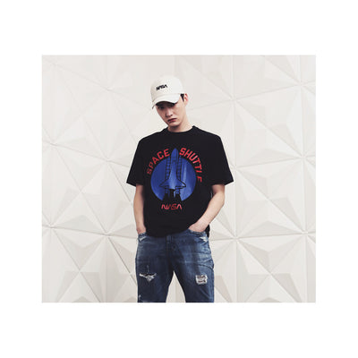 Siero x NASA - Space Shuttle T-Shirt - Black