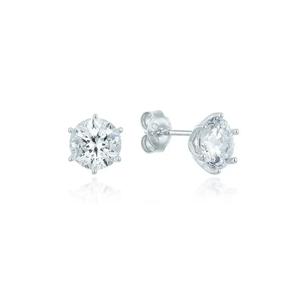 OST - 1ct Solitaire Women's Earrings - OST - Jewelry - Harumio