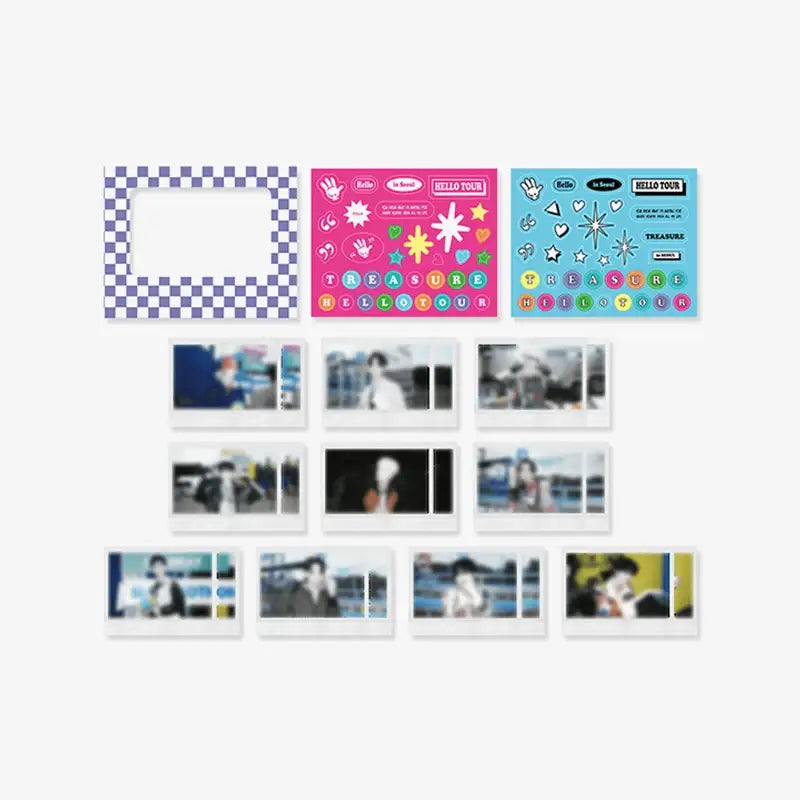 TREASURE - HELLO Concert - Polaroid Photo + Sticker Set - TREASURE - Polaroid - Harumio
