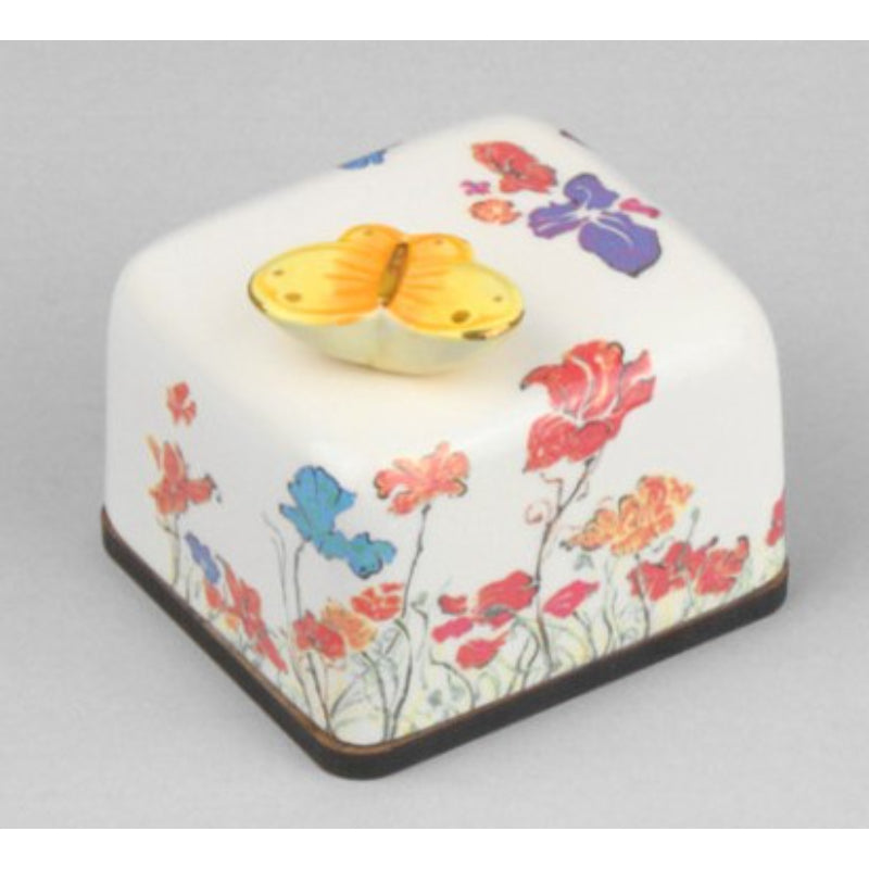 HK Studio - Moony Ceramic Flower Train Musical Paperweight