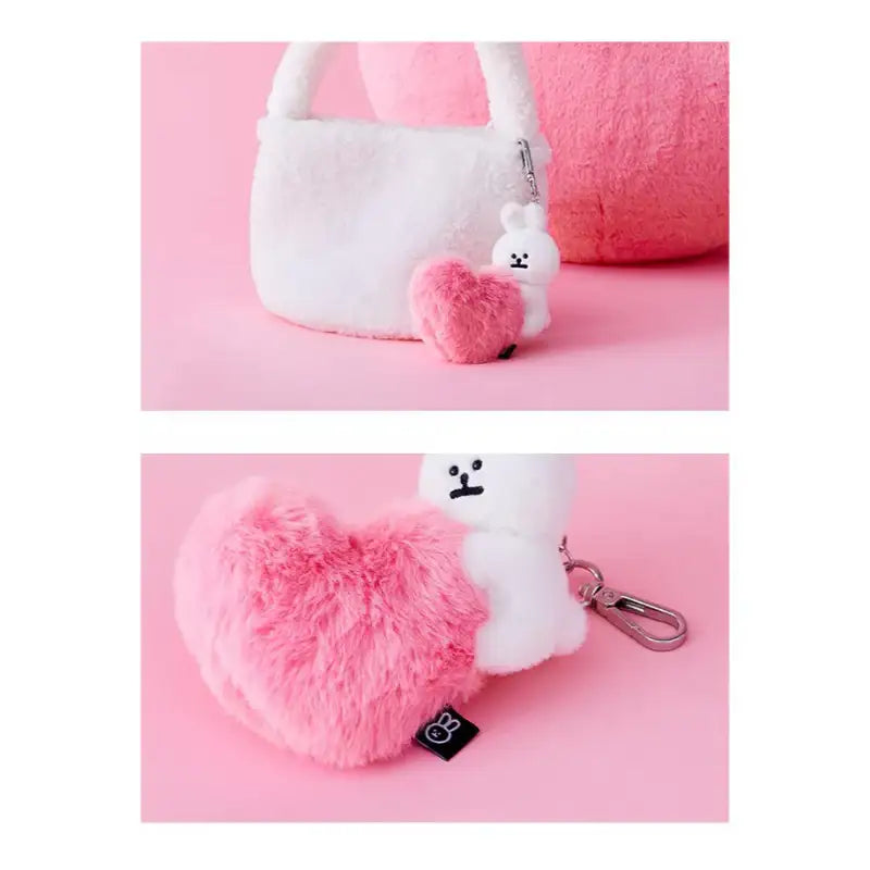 Line Friends - Buwon B.B.Rabbit Doll Bag Charm Keyring - Line Friends - Keyrings - Harumio