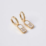 OST - POPTS Collection Modernity Stone Earrings - OST - Jewelry - Harumio