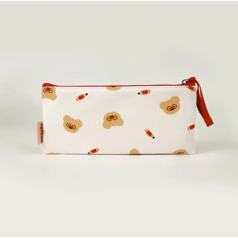 Teteum - Cotton Red Pencil Case - Teteum - Stationary - Harumio