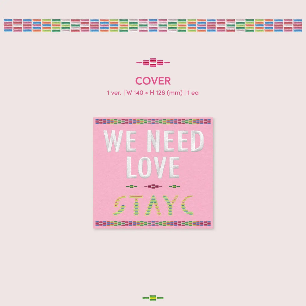 STAYC - We Need Love : 3rd Single Album (Digipack version) - STAYC - Album - Harumio