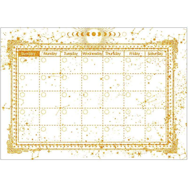Libet - Gold Leaf Month Calendar - Libet - Stationary - Harumio