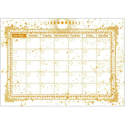 Libet - Gold Leaf Month Calendar
