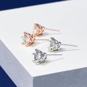 CLUE - Crown Setting Diamond Earrings - CLUE - Jewelry - Harumio